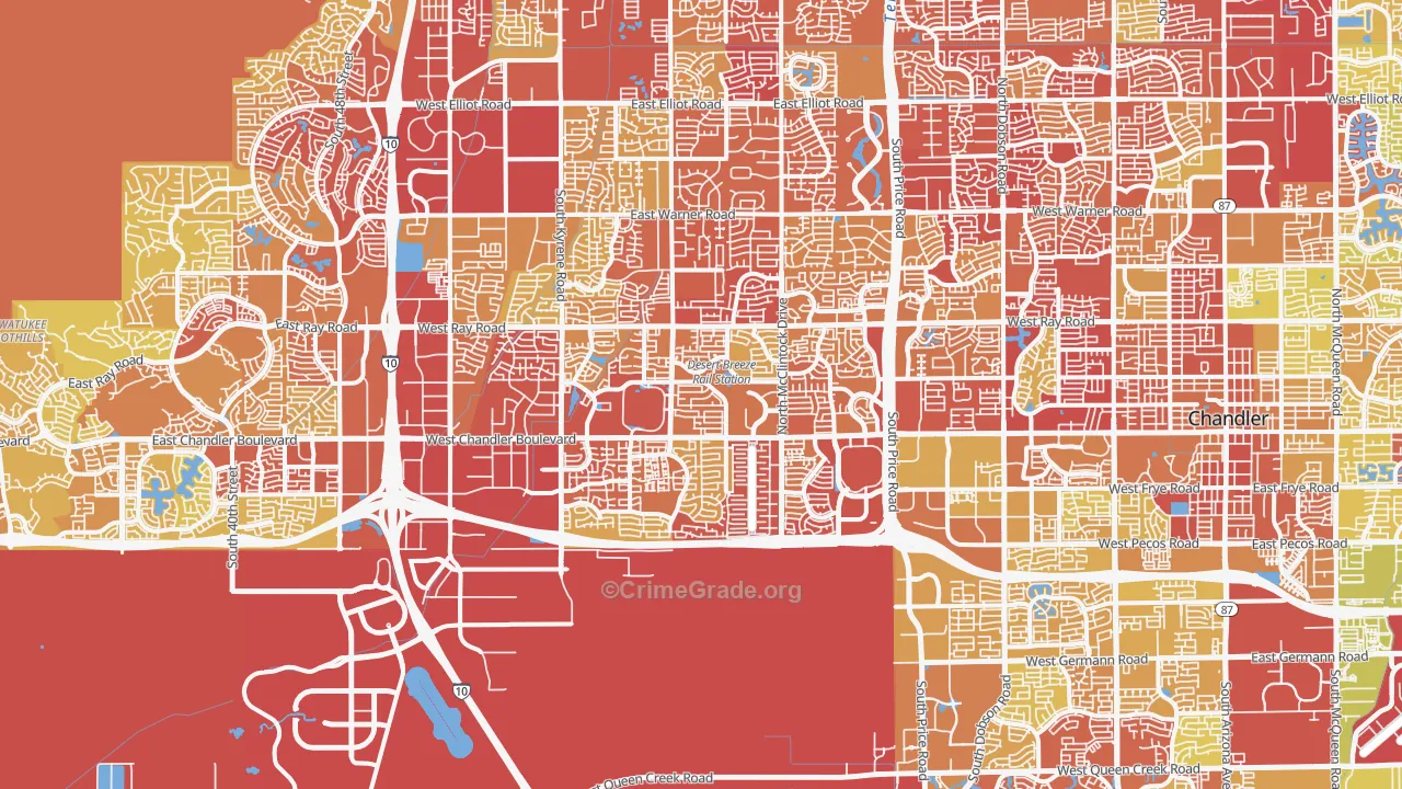 85226, AZ Map of Vehicle Theft Rates
