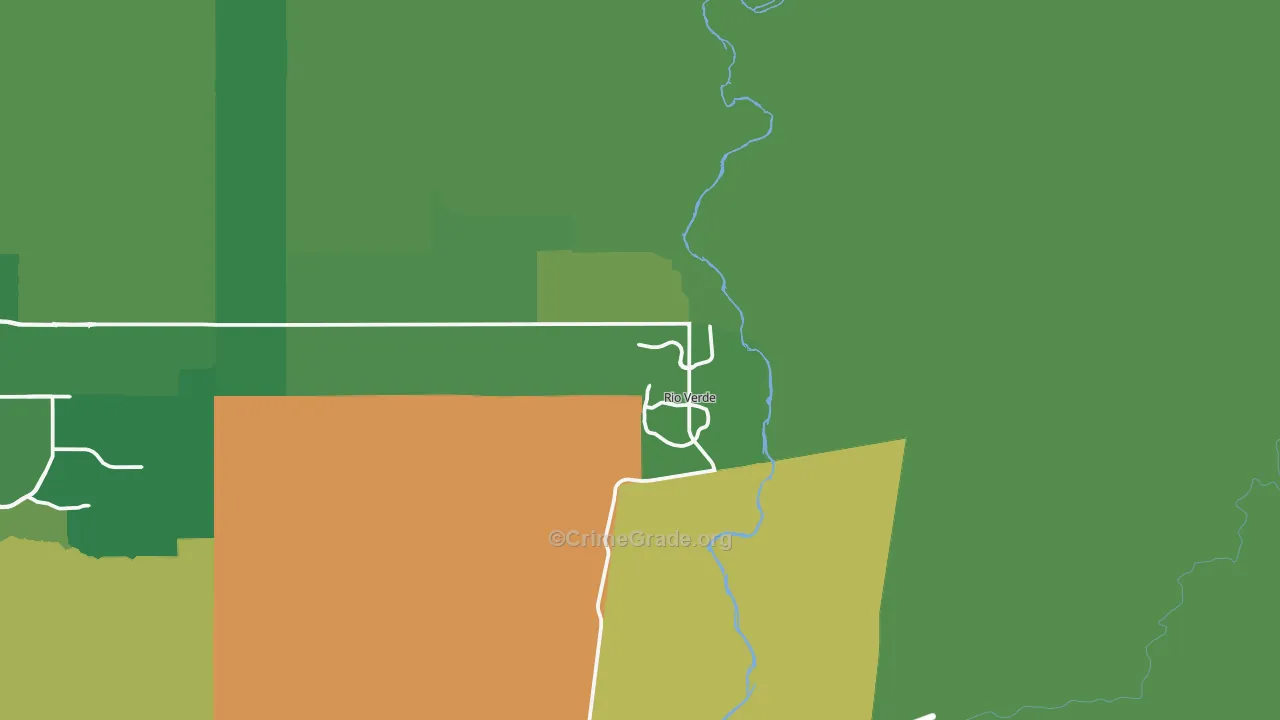 85263, AZ Map of Vehicle Theft Rates