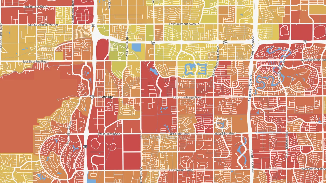 85283, AZ Map of Vehicle Theft Rates