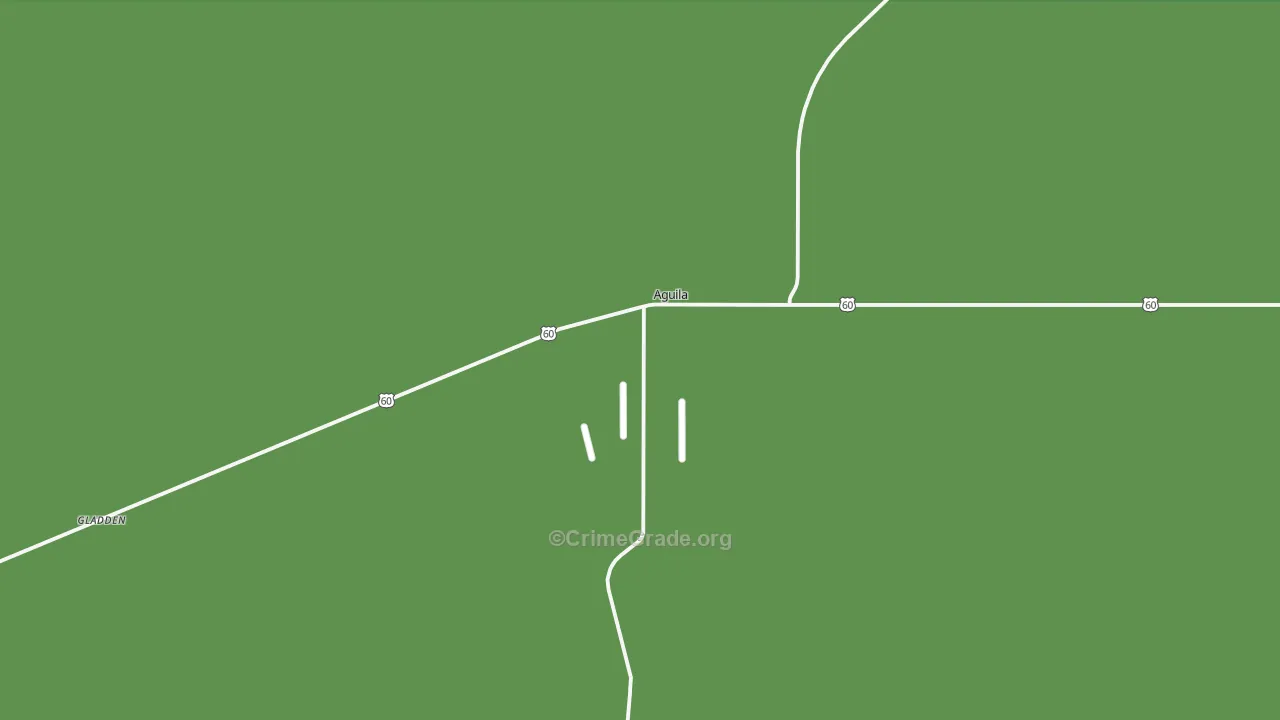 85320, AZ Map of Vehicle Theft Rates