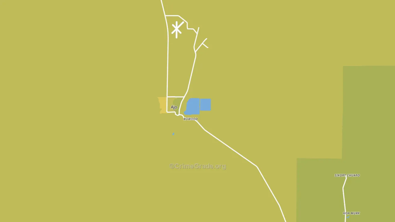 85321, AZ Map of Vehicle Theft Rates