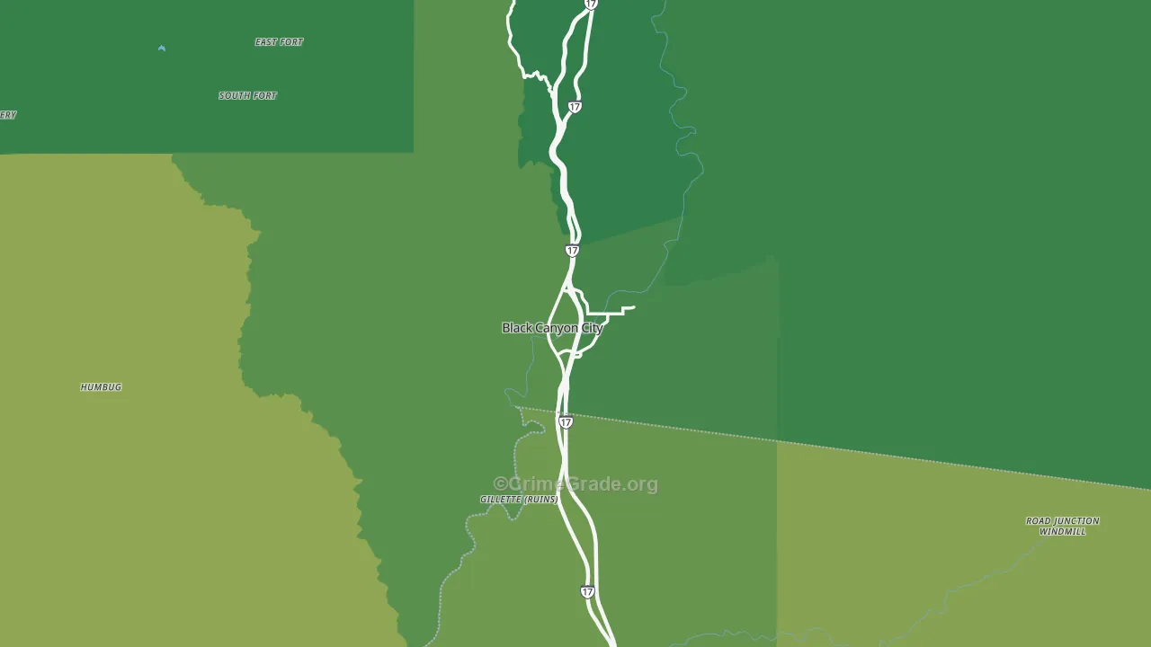 85324, AZ Map of Vehicle Theft Rates