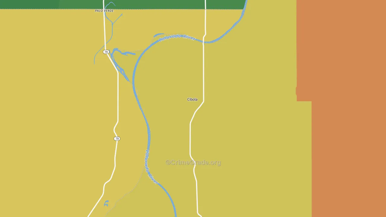 85328, AZ Map of Vehicle Theft Rates