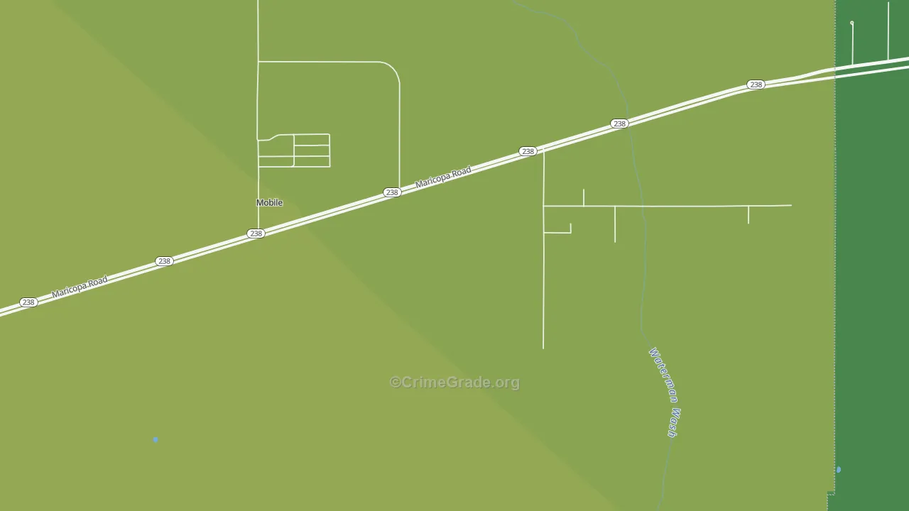 85329, AZ Map of Vehicle Theft Rates