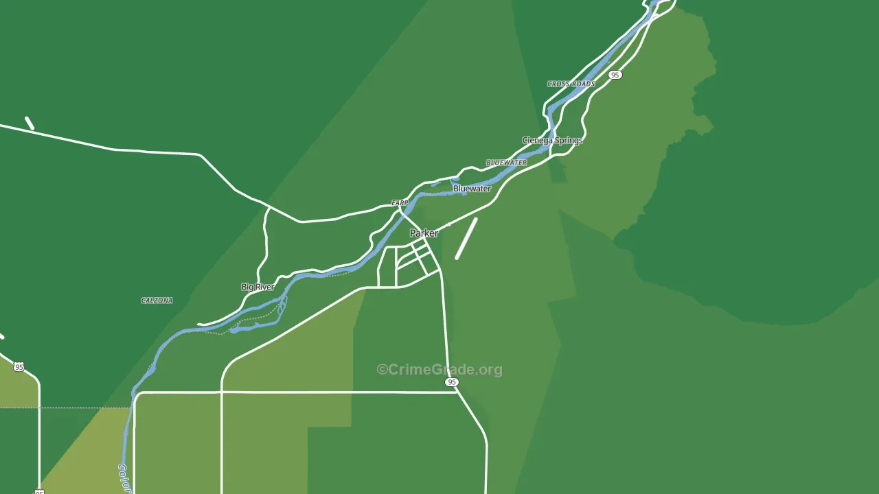 85344, AZ Map of Vehicle Theft Rates