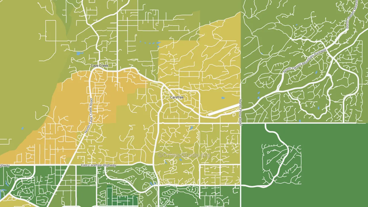 85377, AZ Map of Vehicle Theft Rates