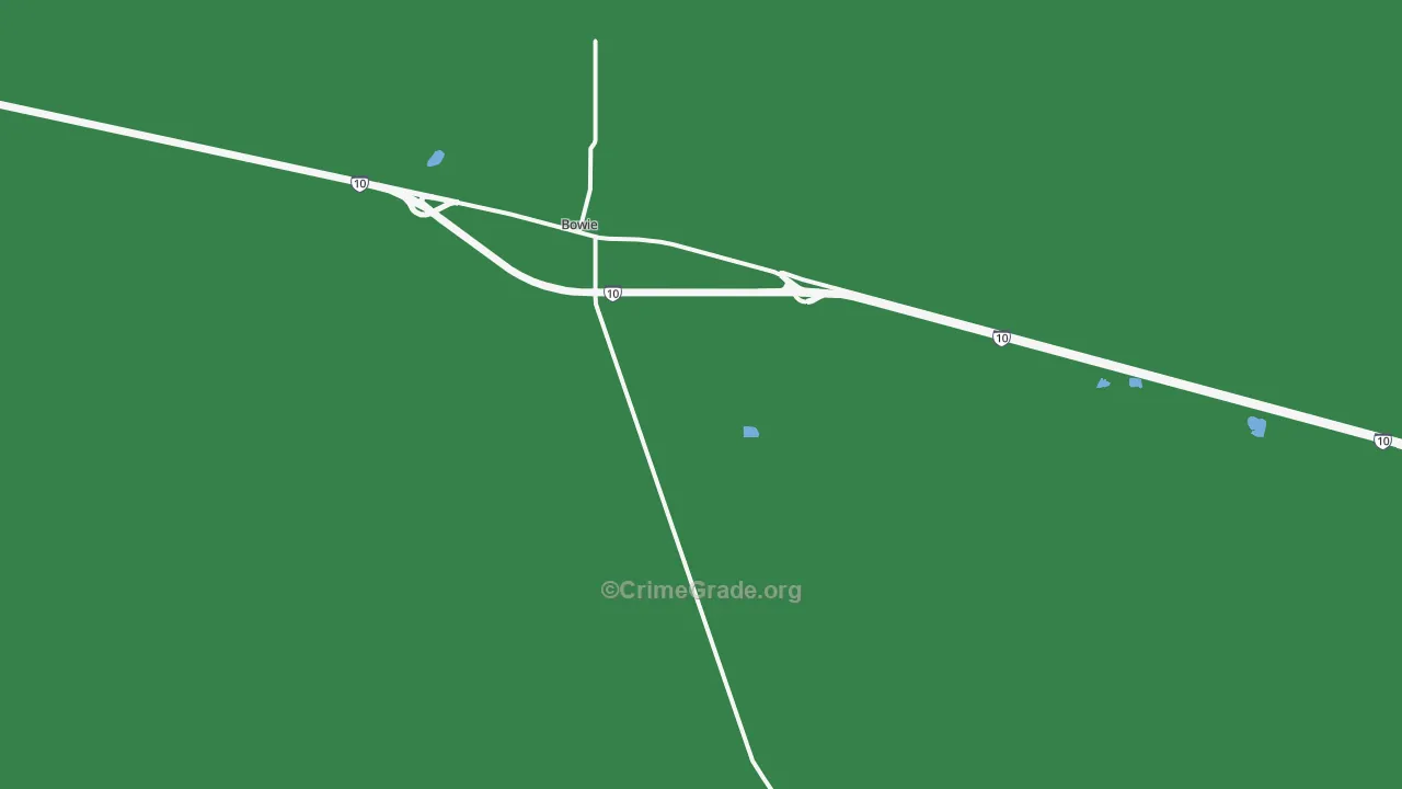 85605, AZ Map of Vehicle Theft Rates