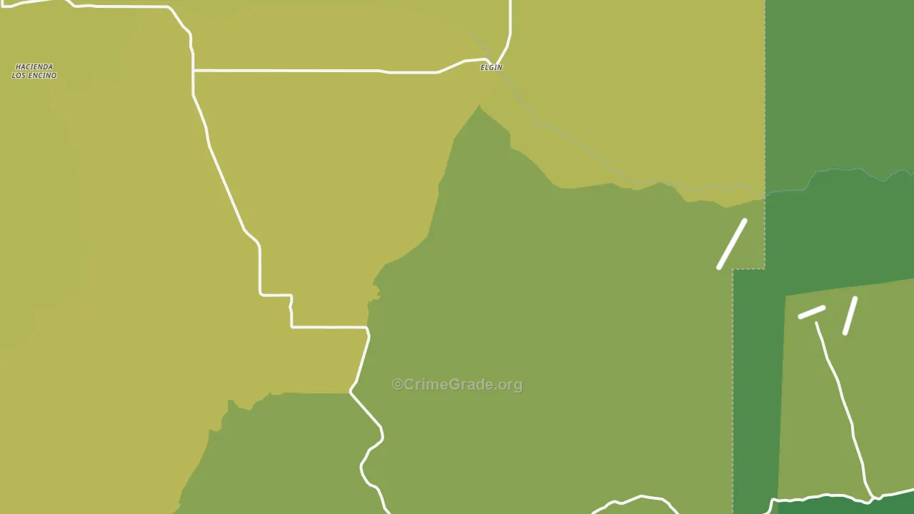 85611, AZ Map of Vehicle Theft Rates