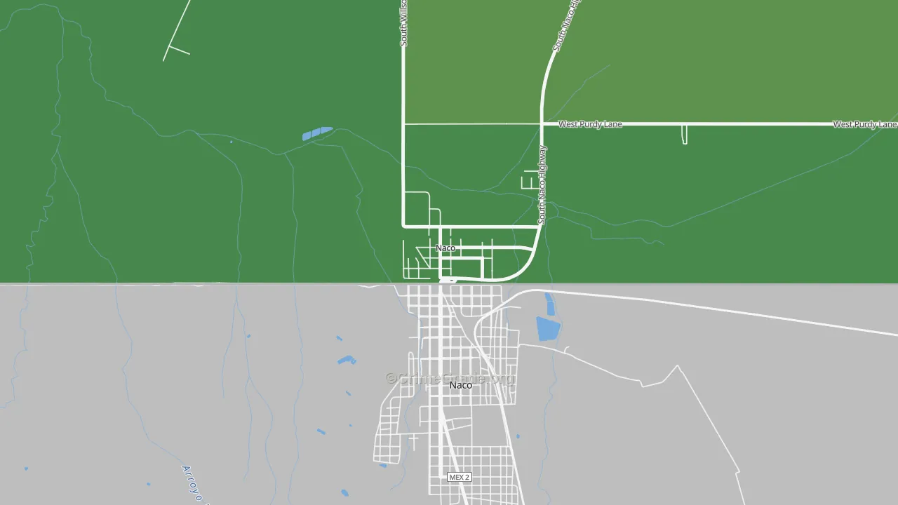 85620, AZ Map of Vehicle Theft Rates