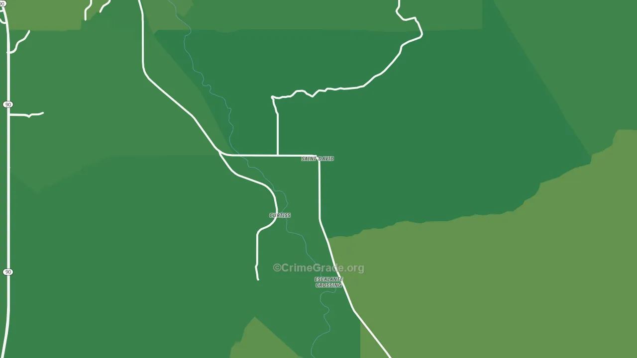 85630, AZ Map of Vehicle Theft Rates