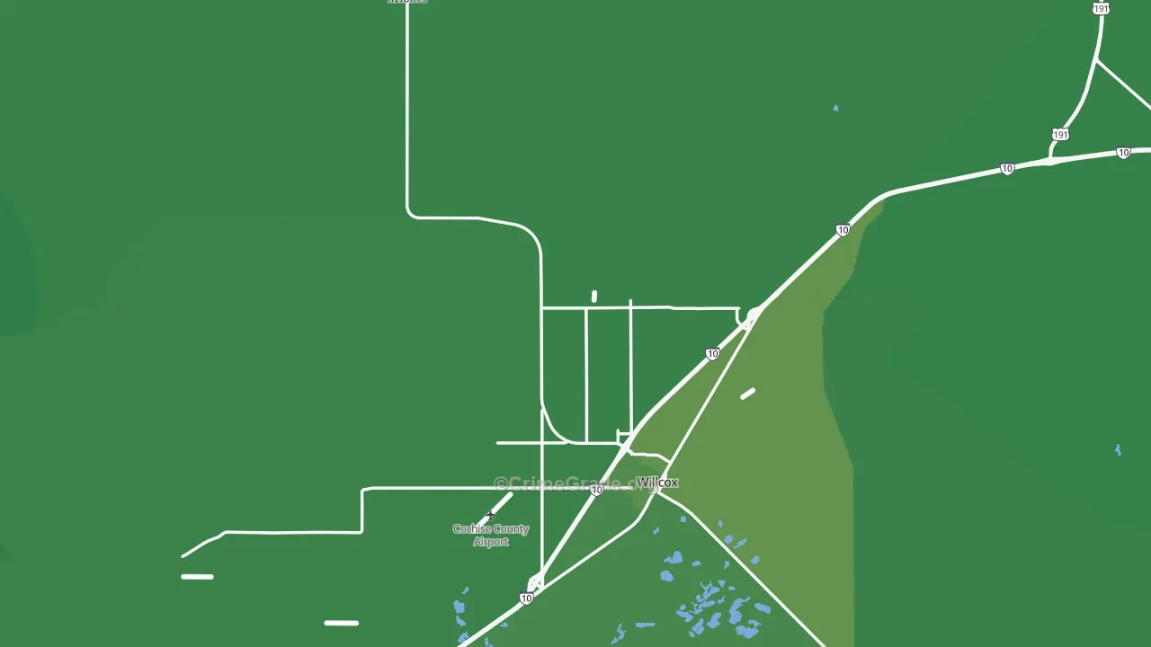 85643, AZ Map of Vehicle Theft Rates
