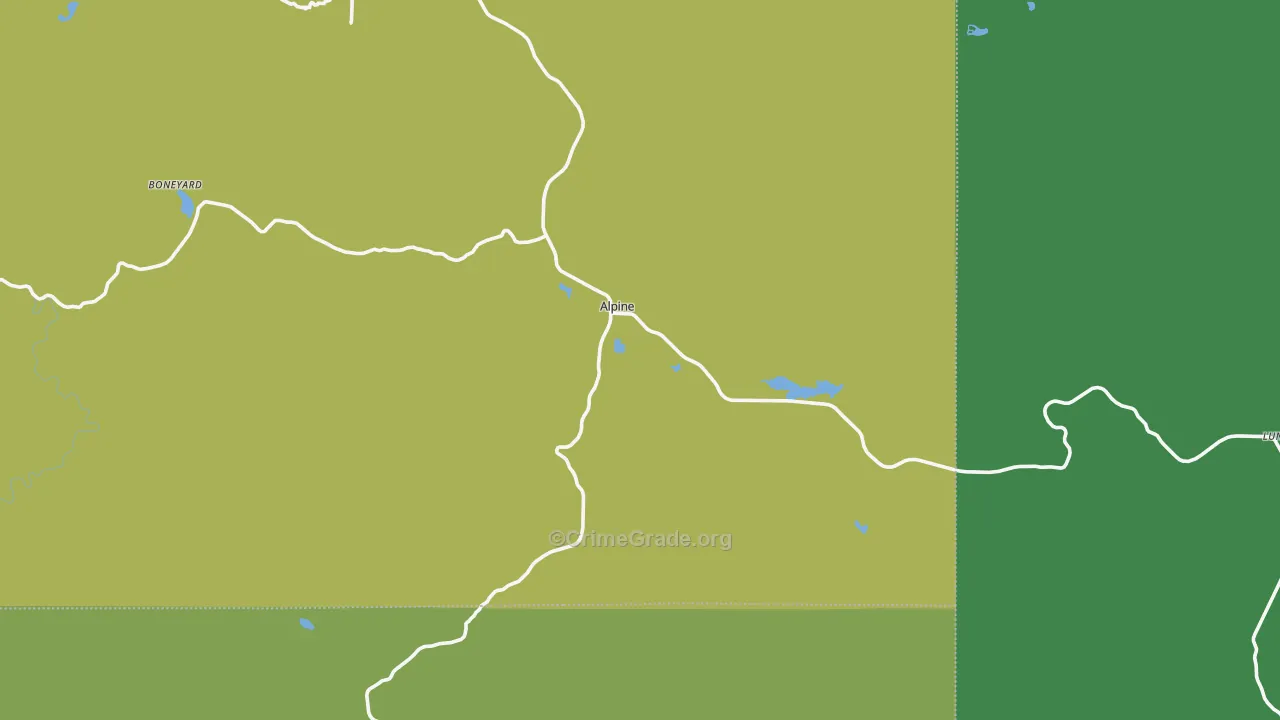 85920, AZ Map of Vehicle Theft Rates