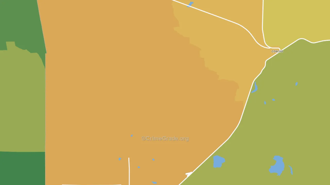 85924, AZ Map of Vehicle Theft Rates