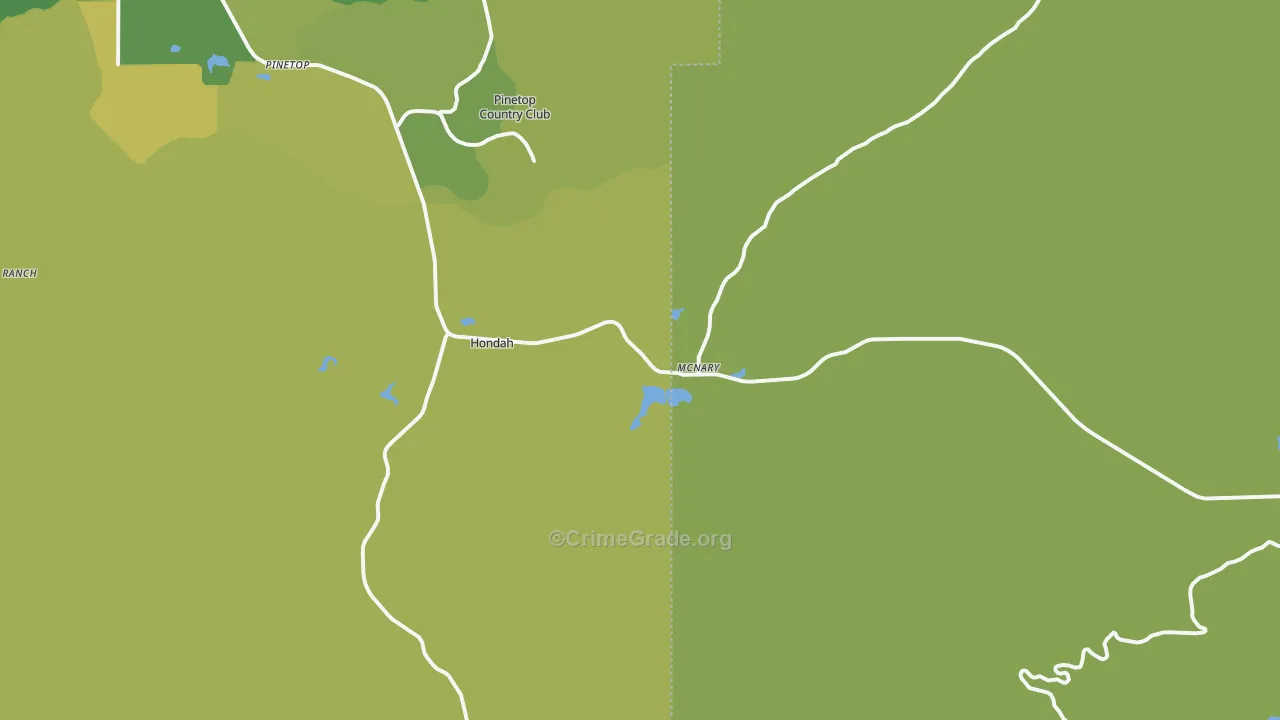 85930, AZ Map of Vehicle Theft Rates
