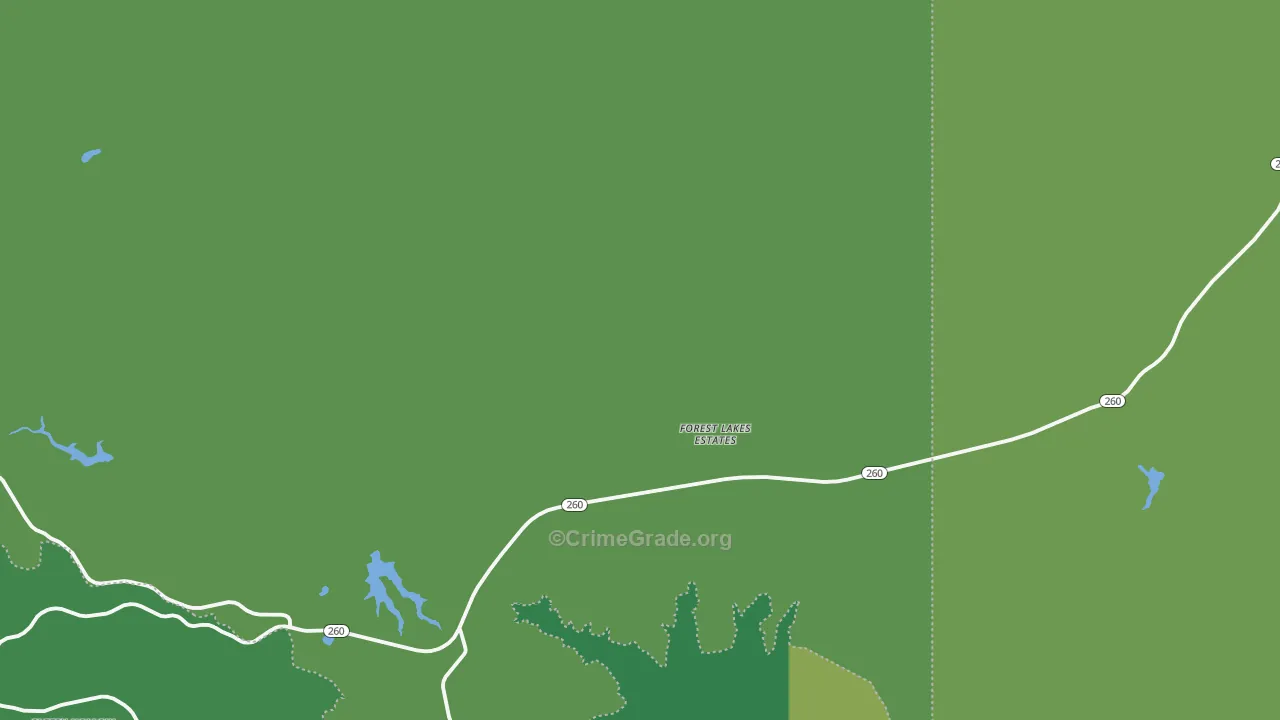 85931, AZ Map of Vehicle Theft Rates