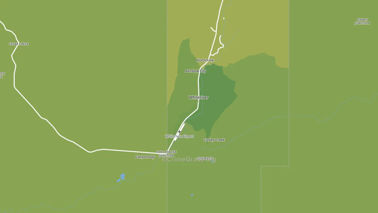 85941, AZ Map of Vehicle Theft Rates