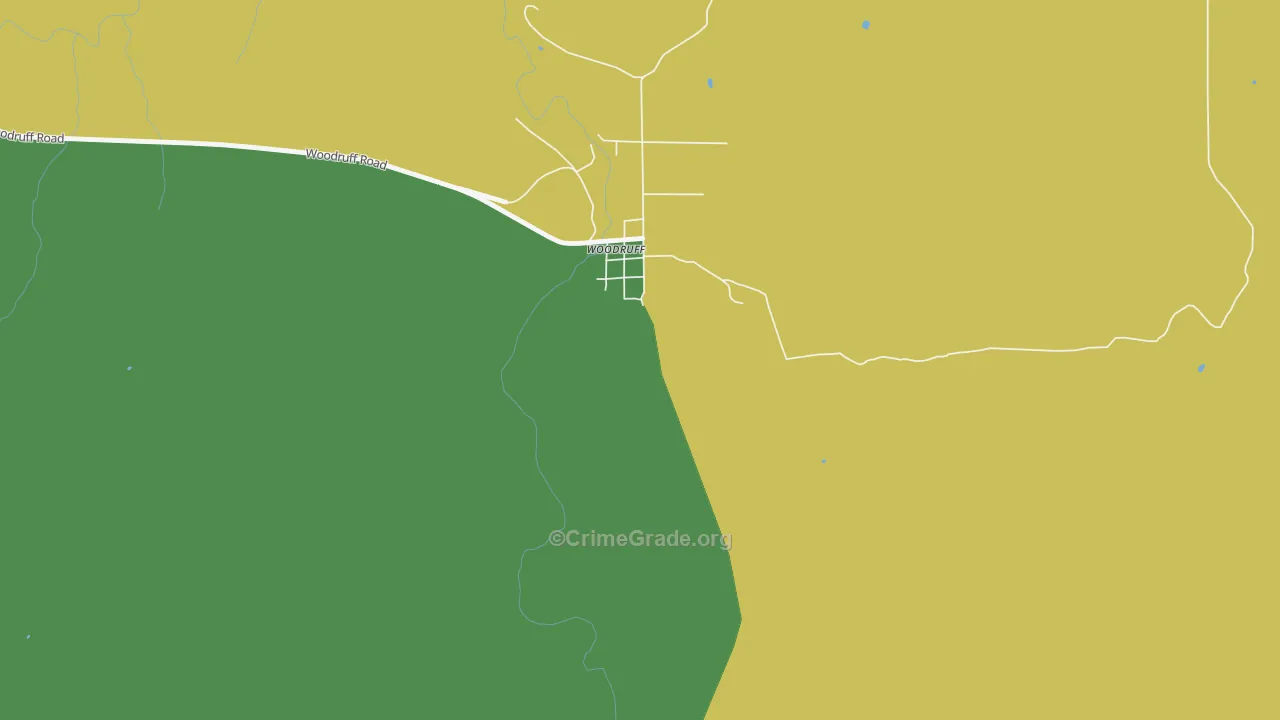 85942, AZ Map of Vehicle Theft Rates