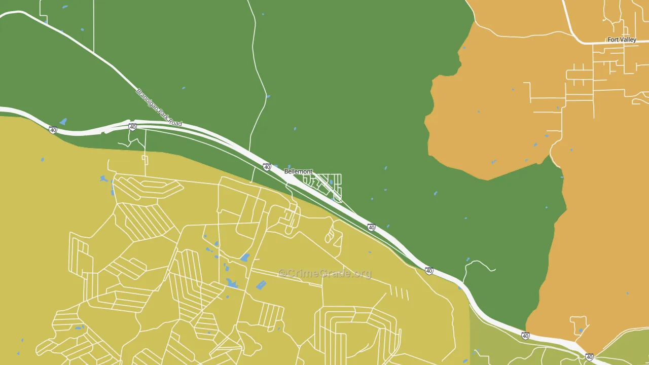 86015, AZ Map of Vehicle Theft Rates