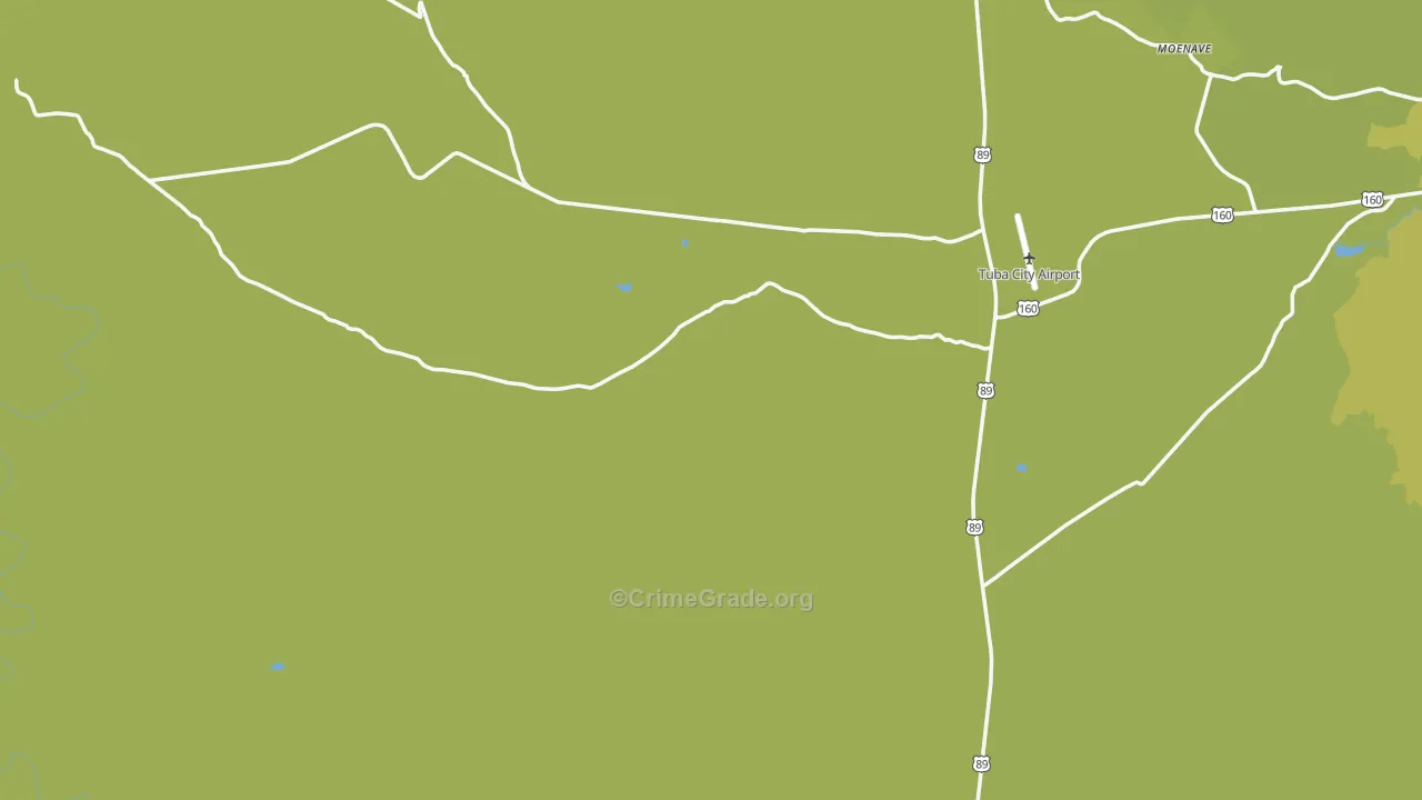 86020, AZ Map of Vehicle Theft Rates