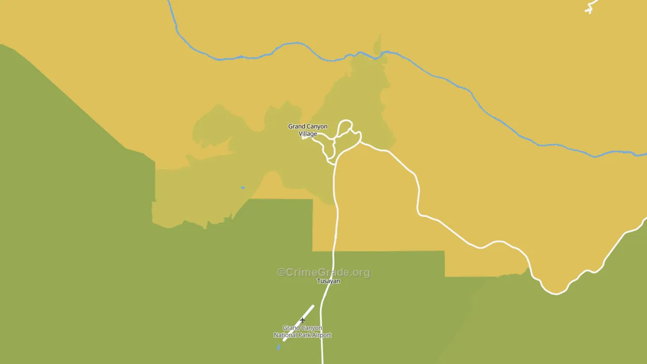 86023, AZ Map of Vehicle Theft Rates