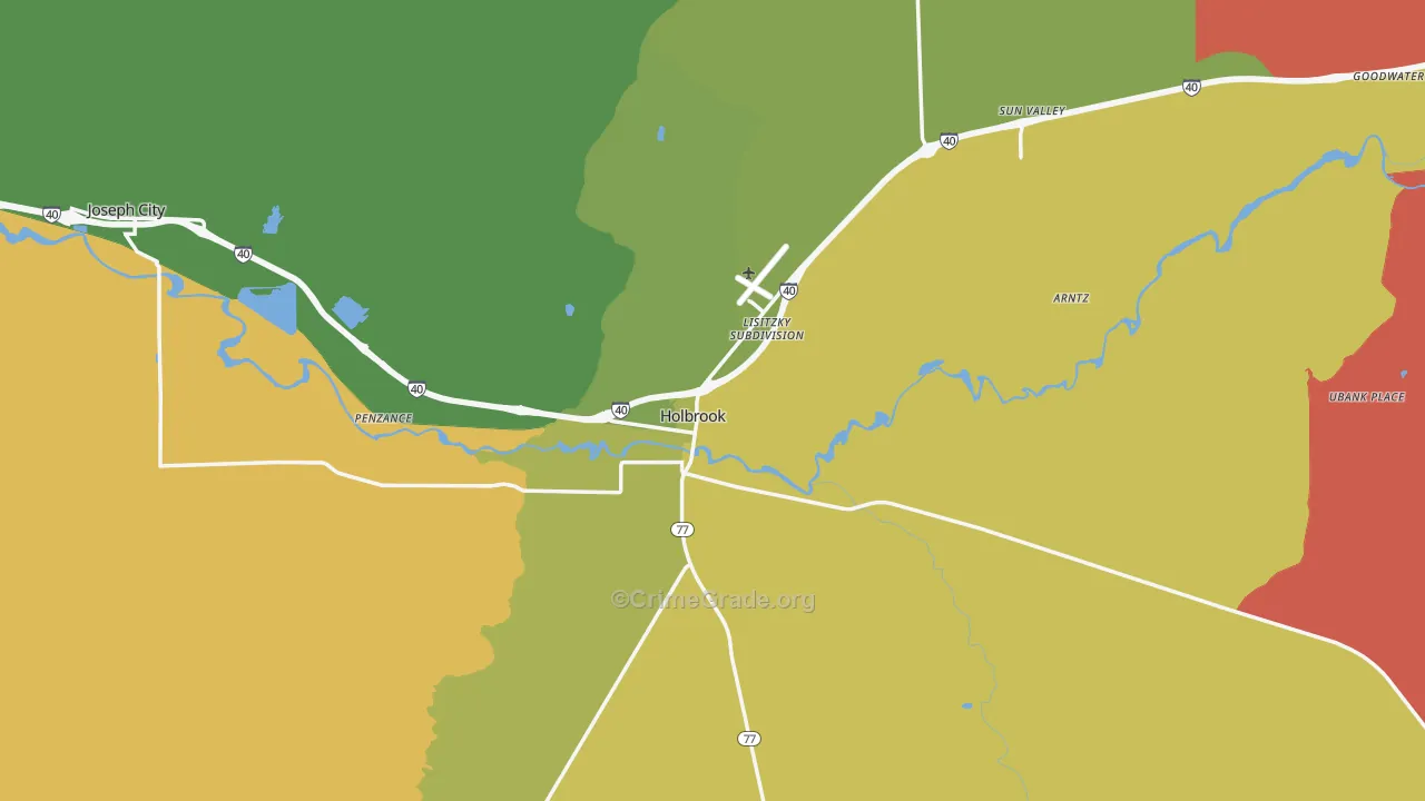 86025, AZ Map of Vehicle Theft Rates