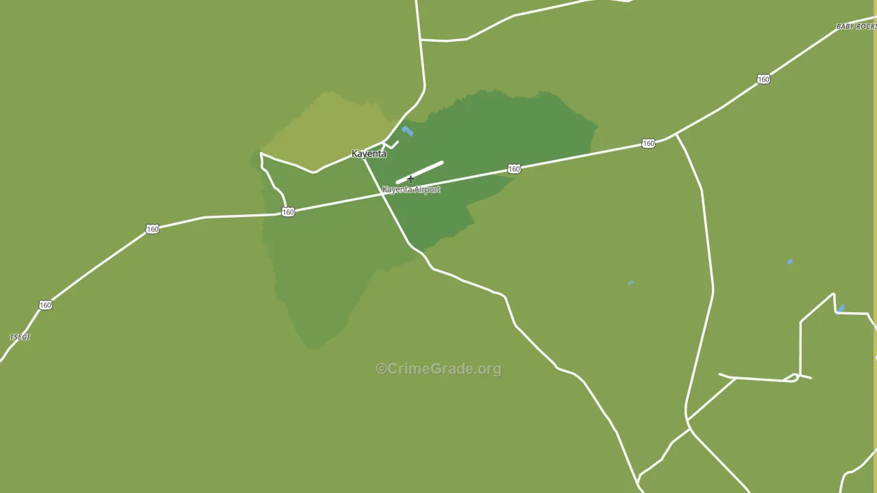 86033, AZ Map of Vehicle Theft Rates