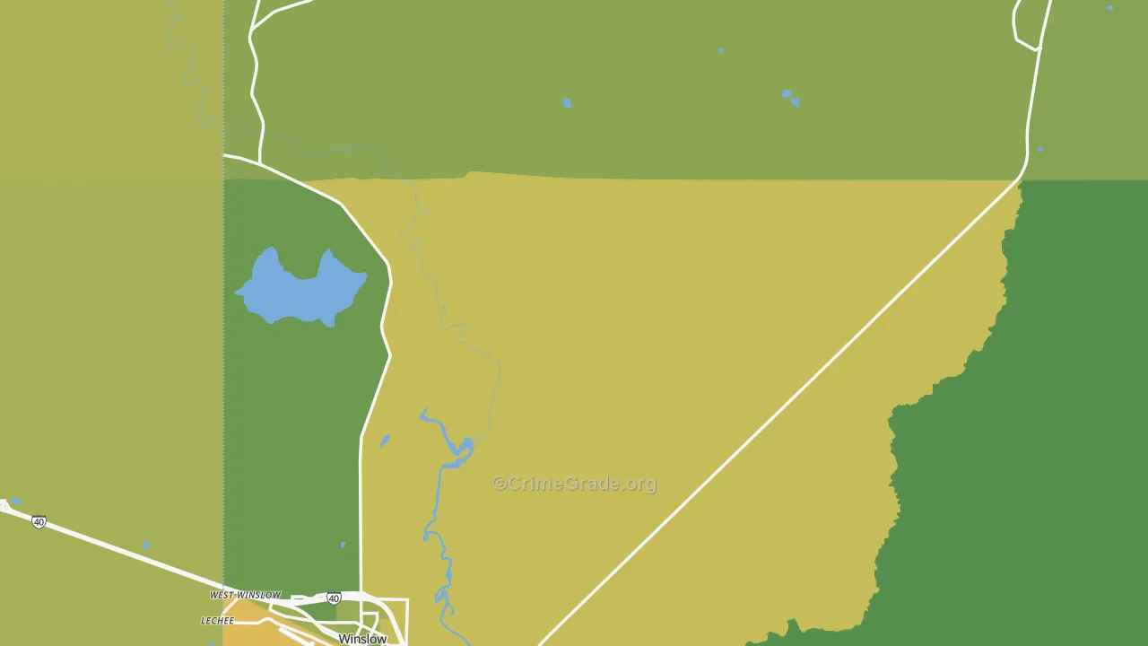 86047, AZ Map of Vehicle Theft Rates