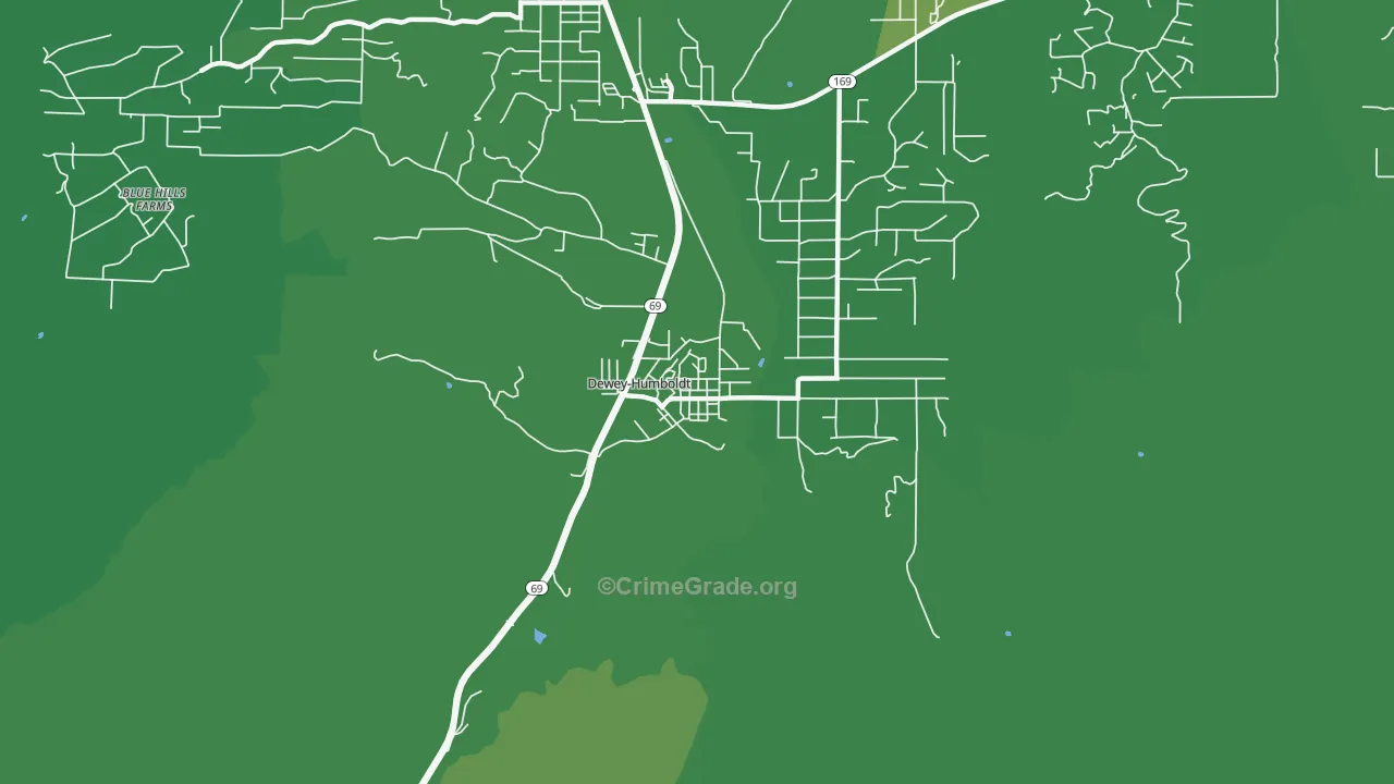 86329, AZ Map of Vehicle Theft Rates