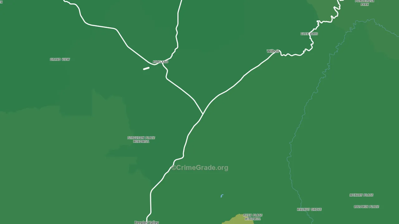 86332, AZ Map of Vehicle Theft Rates