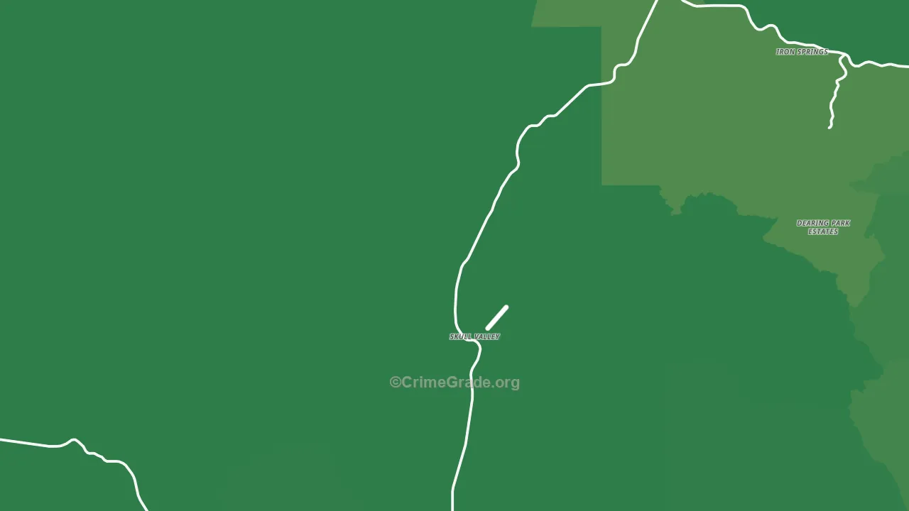 86338, AZ Map of Vehicle Theft Rates