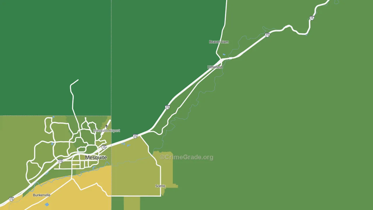 86432, AZ Map of Vehicle Theft Rates