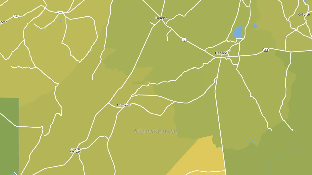 86505, AZ Map of Vehicle Theft Rates
