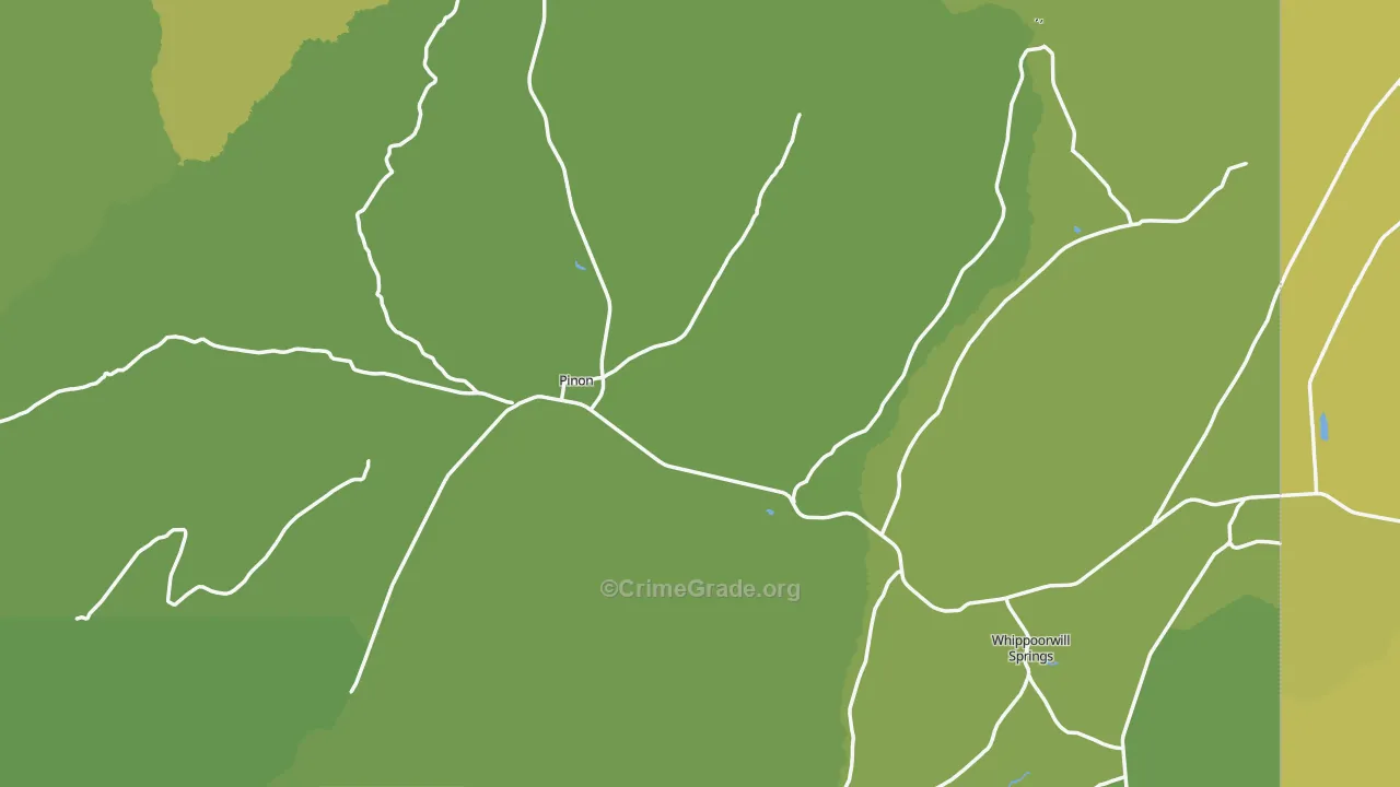 86510, AZ Map of Vehicle Theft Rates