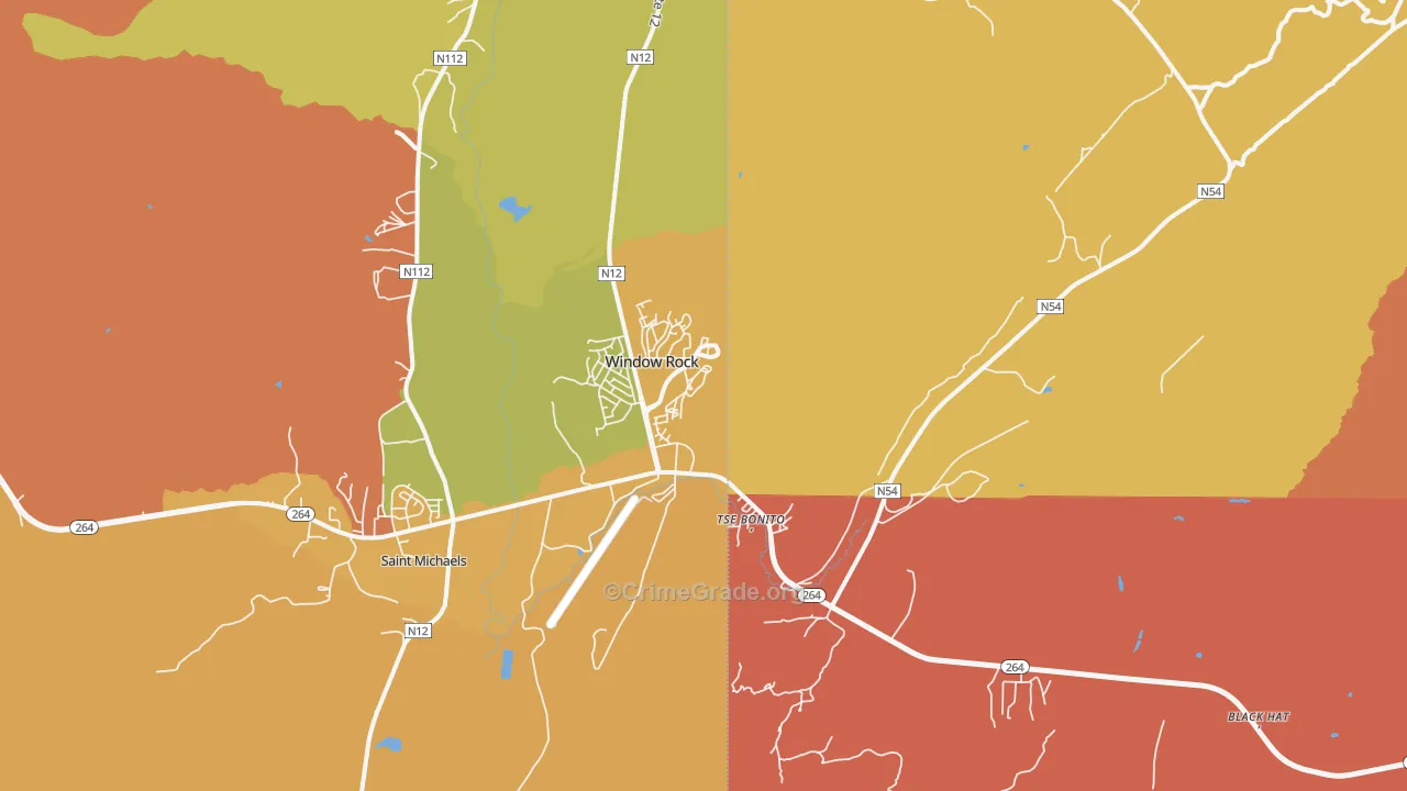 86515, AZ Map of Vehicle Theft Rates