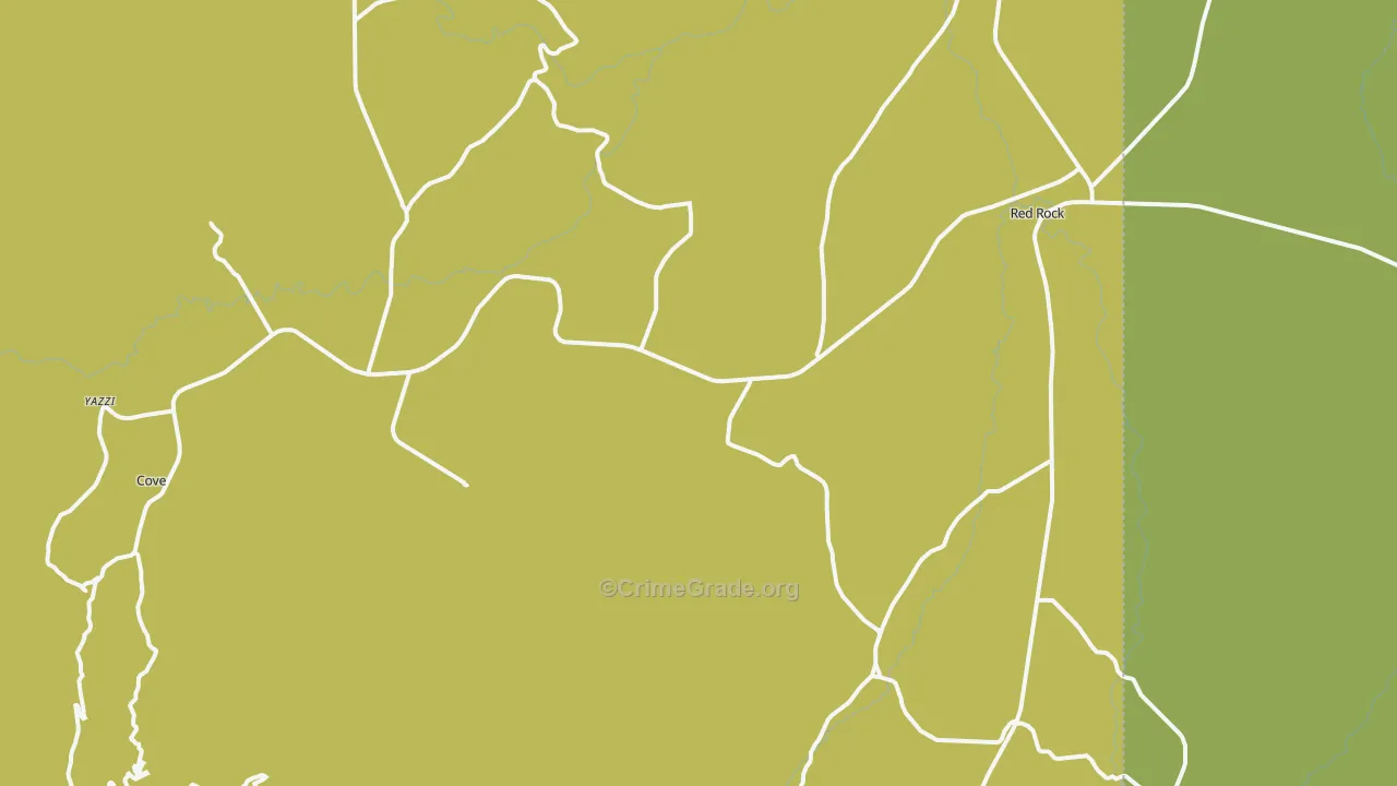 86544, AZ Map of Vehicle Theft Rates