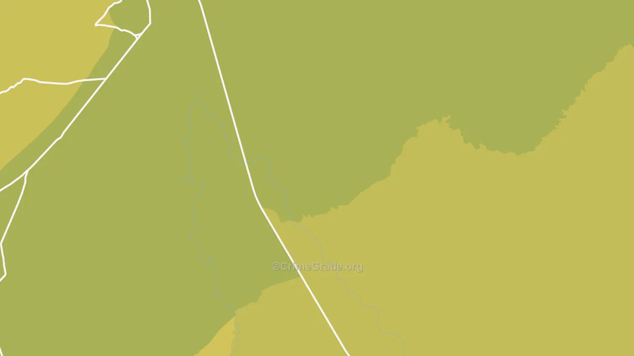 86545, AZ Map of Vehicle Theft Rates
