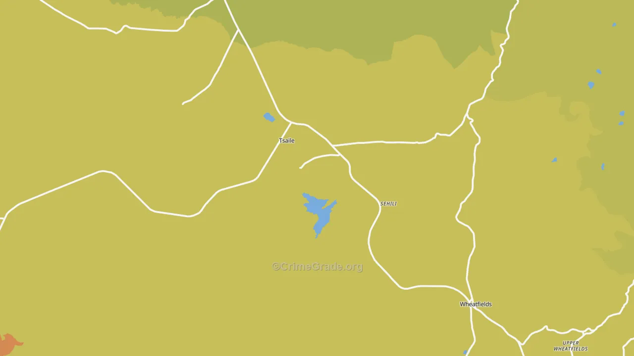 86556, AZ Map of Vehicle Theft Rates