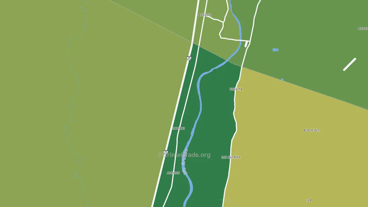 87006, NM Map of Vehicle Theft Rates
