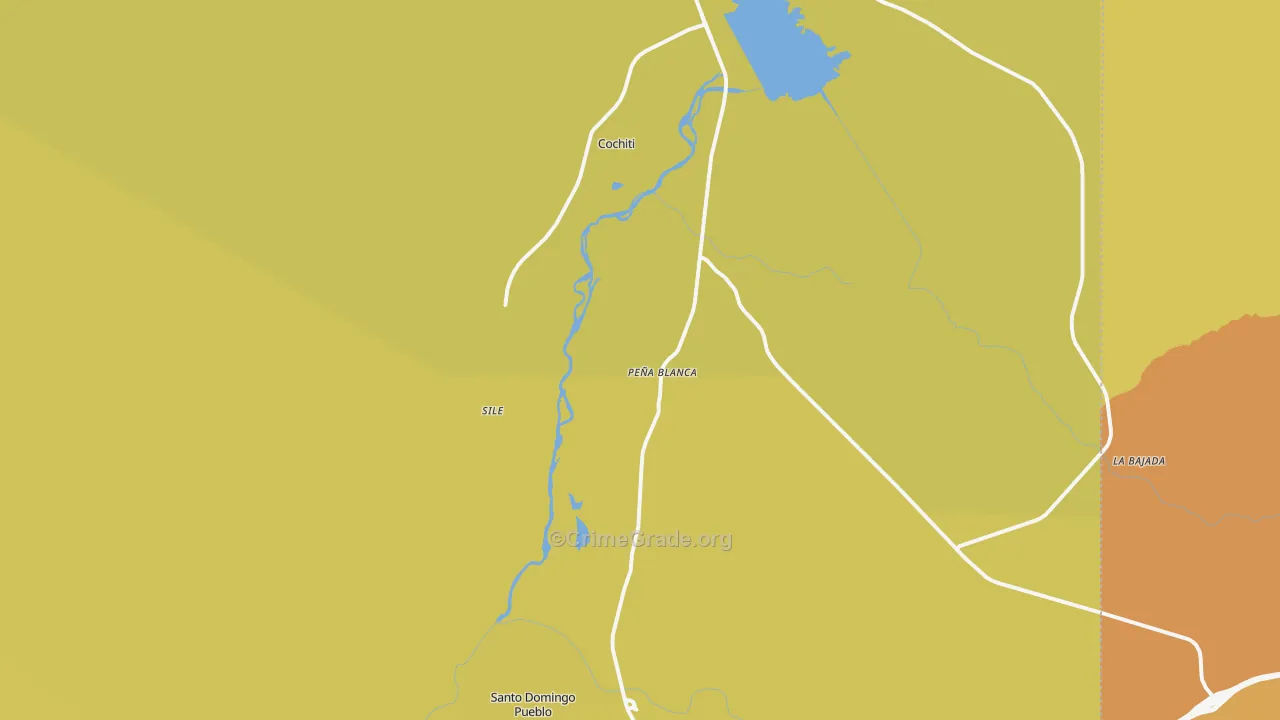 87041, NM Map of Vehicle Theft Rates