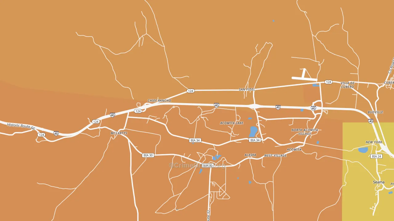 87049, NM Map of Vehicle Theft Rates