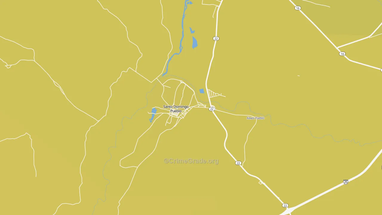 87052, NM Map of Vehicle Theft Rates