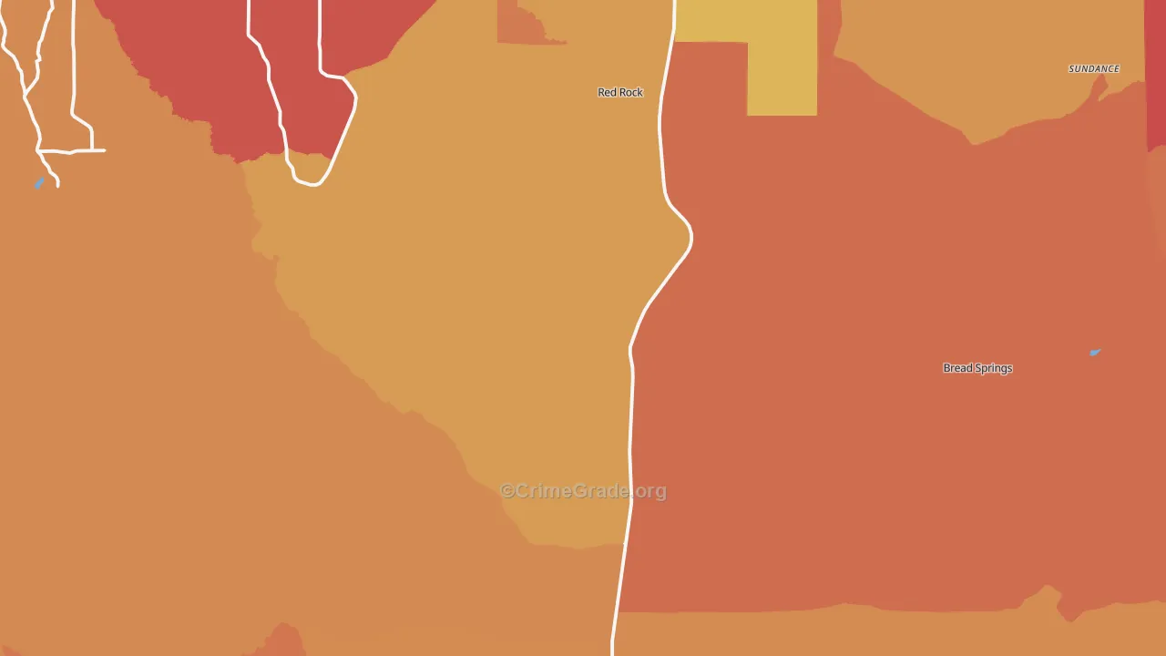 87305, NM Map of Vehicle Theft Rates