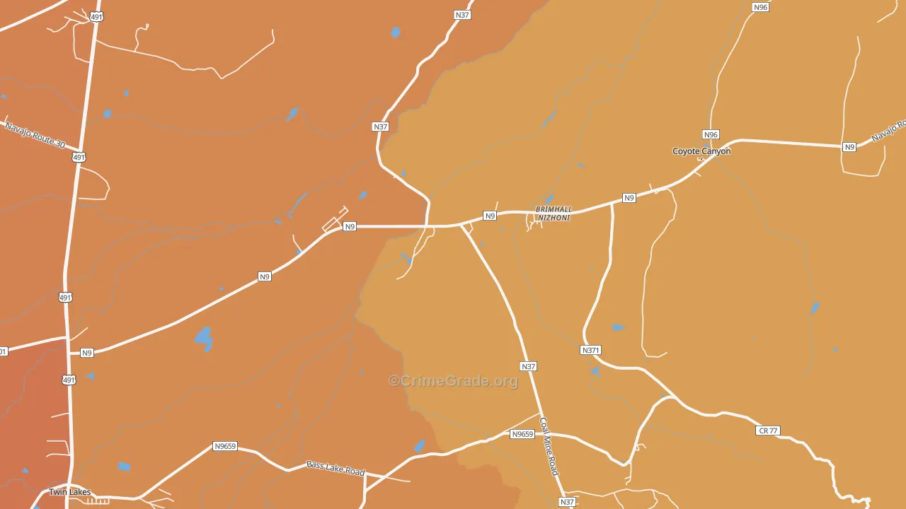 87310, NM Map of Vehicle Theft Rates