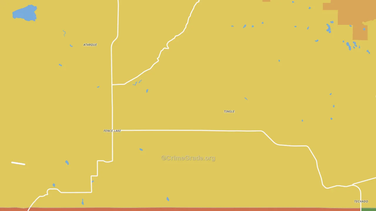 87315, NM Map of Vehicle Theft Rates