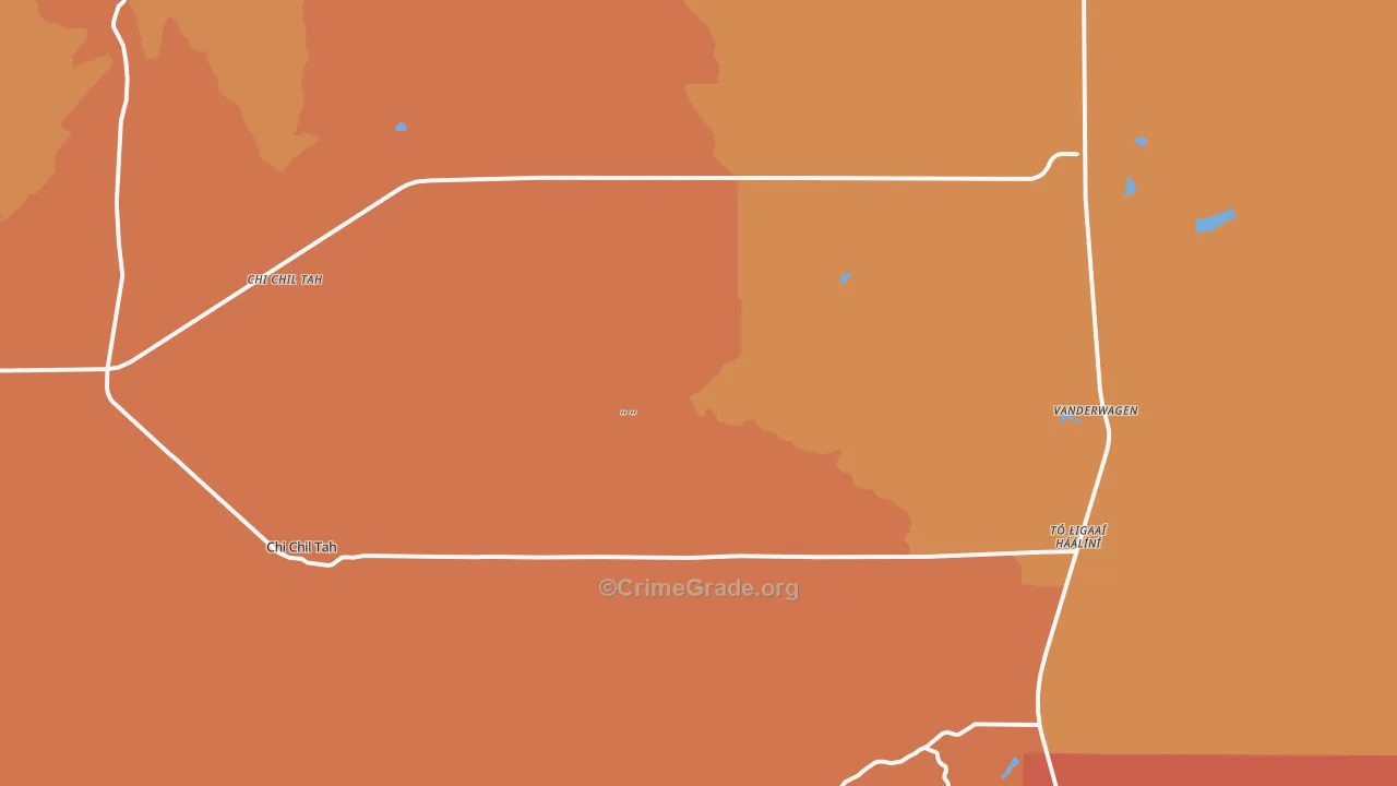 87326, NM Map of Vehicle Theft Rates