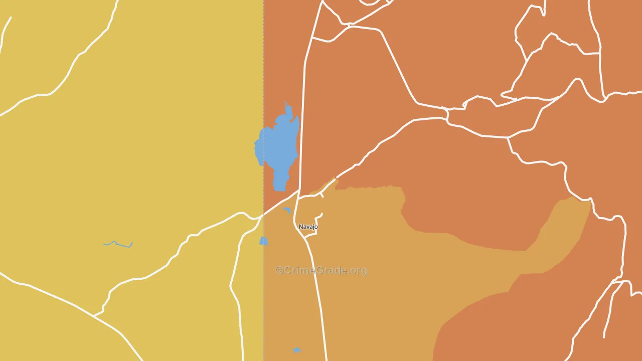 87328, NM Map of Vehicle Theft Rates