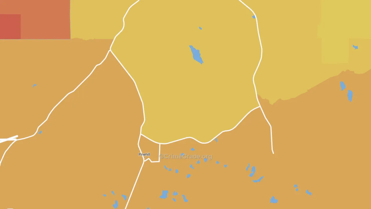 87357, NM Map of Vehicle Theft Rates