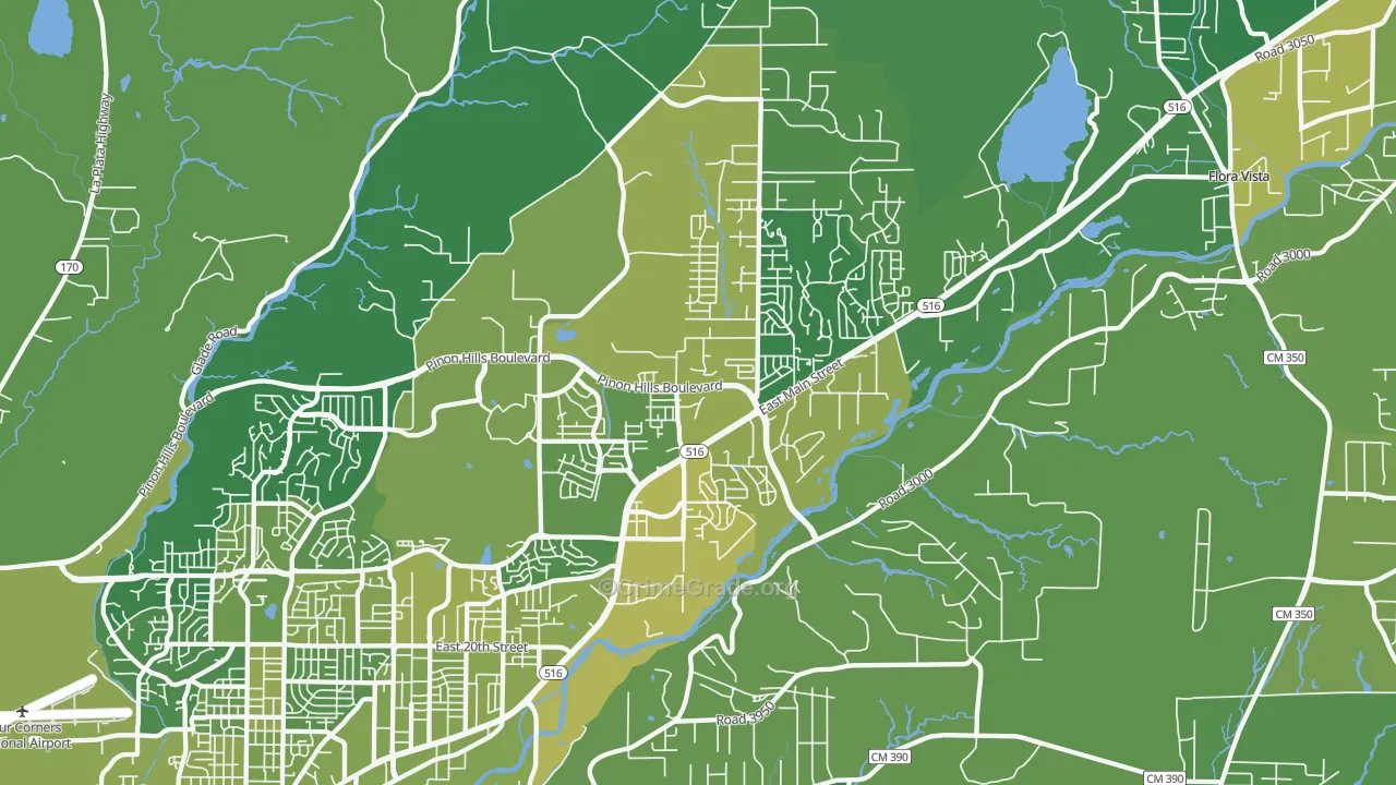 87402, NM Map of Vehicle Theft Rates