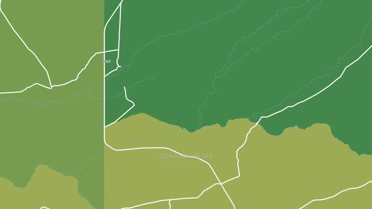 87499, NM Map of Vehicle Theft Rates