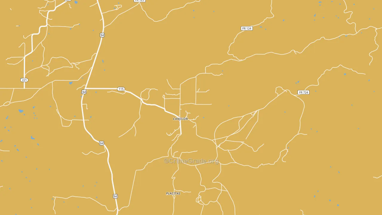 87515, NM Map of Vehicle Theft Rates